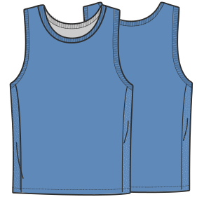 Fashion sewing patterns for MEN T-Shirts Bascketball T-Shirt 7570